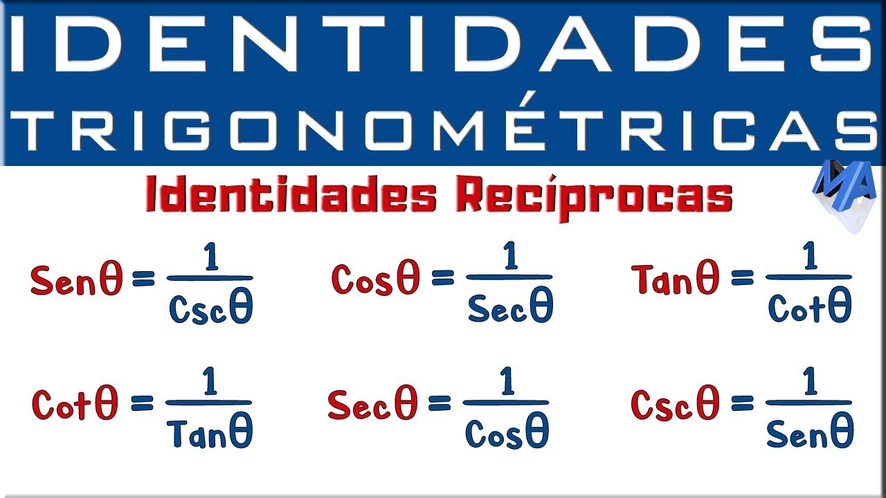 Identidades Trigonométricas | Identidades Recíprocas - YouTube