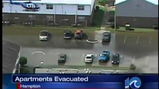 Hampton flooding forces evacuations