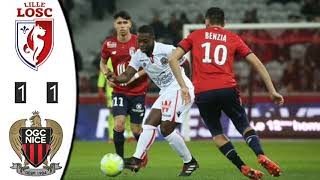Lille vs Nice 1-1 All Goals Ligue 1 Conforama Match in Pictures Live score