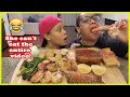 Seafood boil mukbang, Try NOT to eat while WATCHING me eat challenge!