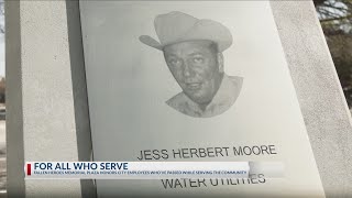 New memorial honors 18 Abilene city employees who lost their lives