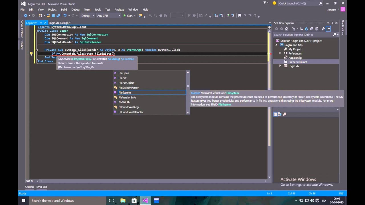 Using Sql In Visual Studio 2015 Lopband Using Sql In Visual Studio 2015 Lopband
