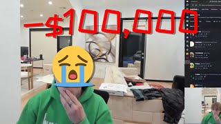 Crypto Streamer Loses $100,000 On Livestream!