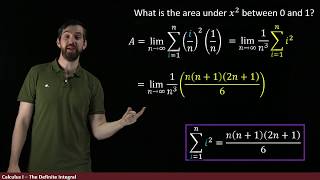 The Definite Integral Part III: Evaluating From The Definition
