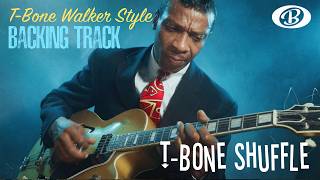 T-Bone Shuffle backing track in G | T-Bone Walker style swinging shuffle