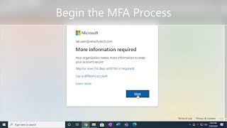 Microsoft Office 365 MFA Setup on an iPhone or iPad