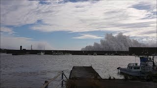 【衝撃映像】2017.10.29    台風２２号による『高波』（高知県　東部地域の太平洋沿岸）