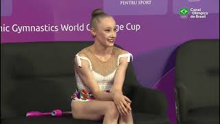 Lily Ramonatxo (FRA) Clubs Final Rhythmic Gymnastics World Challenge Cup Cluj-Napoca 2023