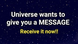 Universe wants to give you a message💌 message from Universe🌈 Law Of Attraction