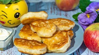 Оладьи с Яблоками ☆ Pancakes with Apples 🥞🍏