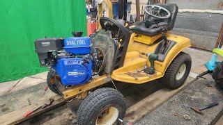 Duromax 440 in Cub Cadet Shaft Drive Engine Swap