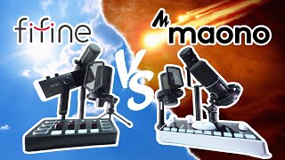 Fifine vs Maono - The Better Mic Company? (ft. Maono PD200x, Maono PD400x, Fifine AM8 Fifine Tank 3)