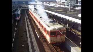 JR西日本 「ありがとうキハ28・58号」 岡山駅 発車