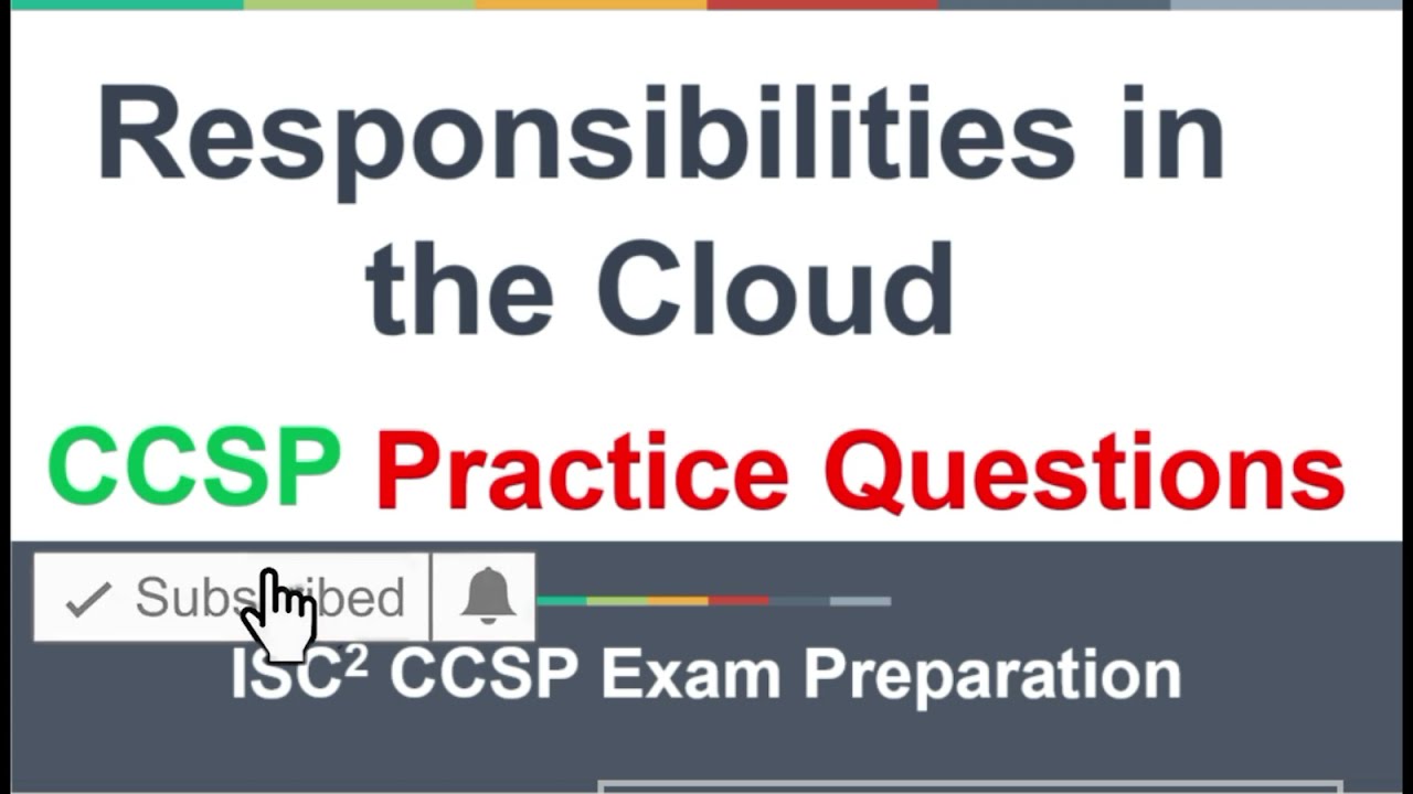 ISC2 CCSP Exam Practice Questions | Provider And Customer Security ...