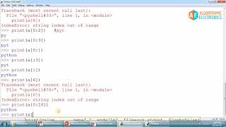 Python Programming | Session 05 | Python Strings