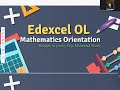 Dr.Mahmoud Shady - IGCSE OL  Edxcel June 2025 Orientation