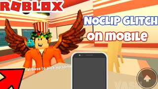 Roblox Jailbreak How To Noclip Glitch Mobile 2 - how to noclip in roblox piggy mobile