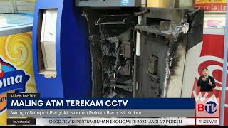 Aksi Maling Menjarah Minimarket Terekam CCTV