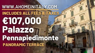 INCREDIBLE PALAZZO in beautiful Pennapiedimonte close to the sea and ski resorts. MUST BE SEEN.