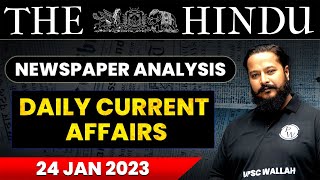 The Hindu Analysis | 24 January 2023 | Current Affairs Today | UPSC Wallah