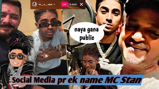 MC stan social media records break !! Hindustani bhau live with MC Stan😎