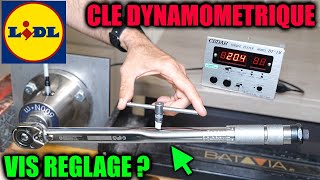 LIDL clé dynamométrique PARKSIDE je tourne la vis de réglage + test de 20 et 80Nm!! ca donne quoi ?