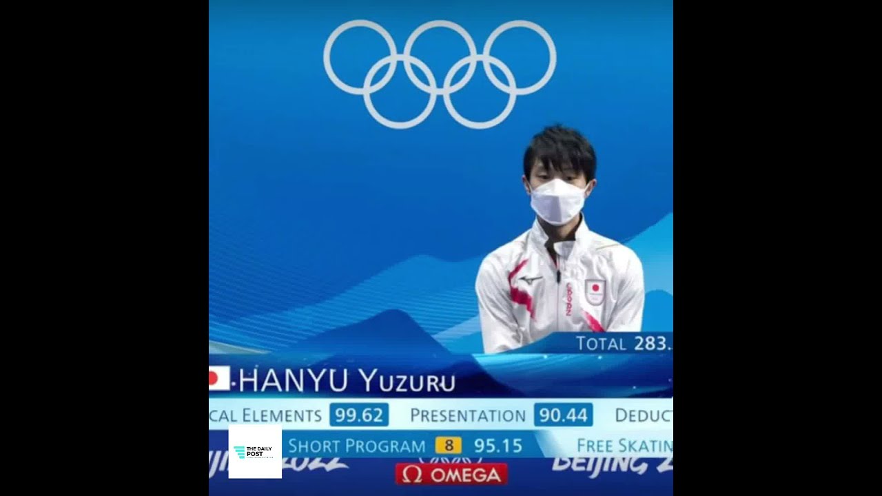 Japanese Figure Skater YUZURU HANYU Fell On His Attempt To Land Quad ...