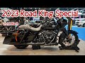 Road King Special 2023 Vivid Black Walkaround Close up details