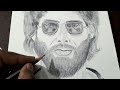 Shahid Kapoor Portrait | Kabeer Singh | Beard Drawing.