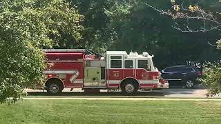 McHenry County Township Fire District Protection Engine 1242 Responding
