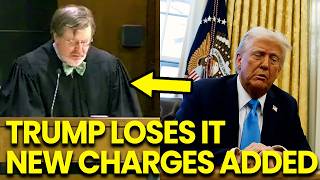 Trump LOSES IT as Grand Jury ADDS Charges Making Conviction Certain