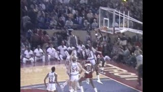Rookie Michael Jordan - rare alley-oop dunk! | Chicago Bulls @ Detroit  Pistons (1985)