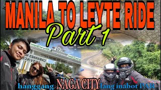 Manila To Leyte Ride | Cb650r | w/OBR | Long ride (PART 1)