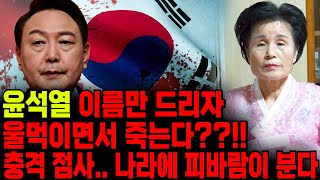 죄송합니다 이분 죽습니다...윤석열 이름만 드리니 나온 충격적인 점사!! 나라에 피바람이 분다!! 윤석열신점 윤석열 사주풀이