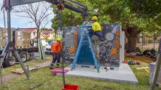 Ausgrid Community Battery Installation - Cabarita