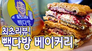 [Eng/Jp sub] 백종원선생님 빵집! 최초리뷰 먹방🍞 Paik-dabang Bakery Review Mukbang