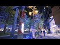 【4khdr】2020 osaka midousuji illumination street night walk ～2020大阪御堂筋イルミネーション 本町駅～難波駅