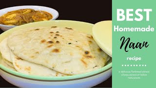 2 Easy Ways to Make Tasty Naan | No Oven | No Egg | നാൻ ബ്രെഡ്  | English Subtitles|Heavenly Tastes