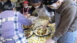 ショートステイ陽だまりの幸望庵♬春の窯焼きピザ😊その①