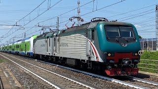 TRENI MERCI e passeggeri IN transito a Anzola Emilia: EUROCITY, TRENORD e altro!