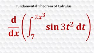 Fundamental Theorem of Calculus - Part I