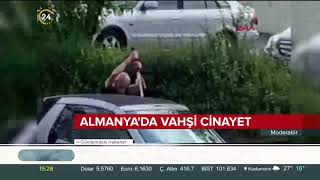 Almanya'da sokak ortasında korkunç cinayet: Kılıç ile öldürüldü