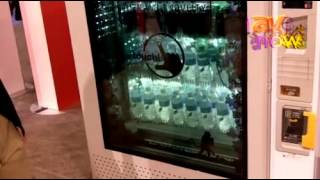 DSE 2012: Scala Demos Vending Machine with Transparent Touch Screen