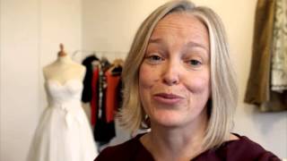 Upcycling wedding clothes with Love Your Clothes on the Riverside show