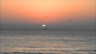 Sunset at Sunabe Seawall / 沖縄県北谷町砂辺からの夕焼け