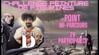 Mi-Parcours pour le Challenge peinture Janvier