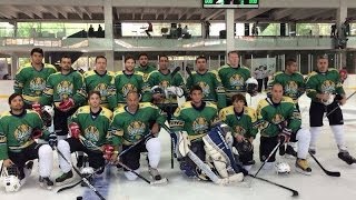 Seleção Brasileira Hóquei no Gelo - 1º Pan Americano de Hockey 2014