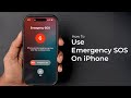 How To Use Emergency SOS on iPhone(iOS 18)?