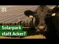 Energiewende: Wenn aus Ackerland ein Solarpark wird | Landwirtschaft | Unser Land | BR