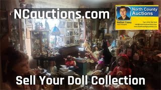 NCauctions.com Auctioning Dolls Bebe Barbies Vintage Antique North County Escondido